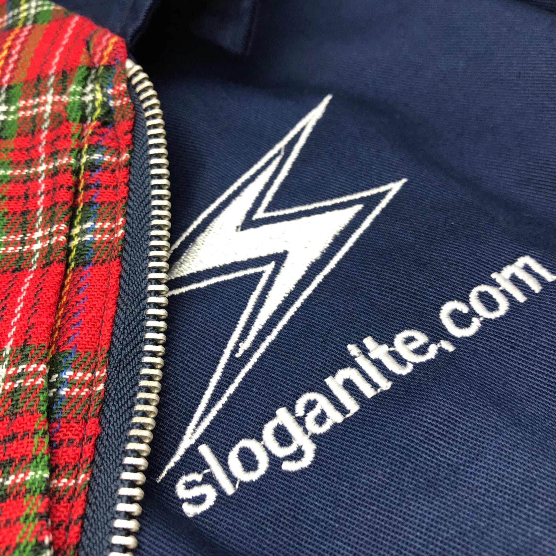 Embroidered Harrington Jacket