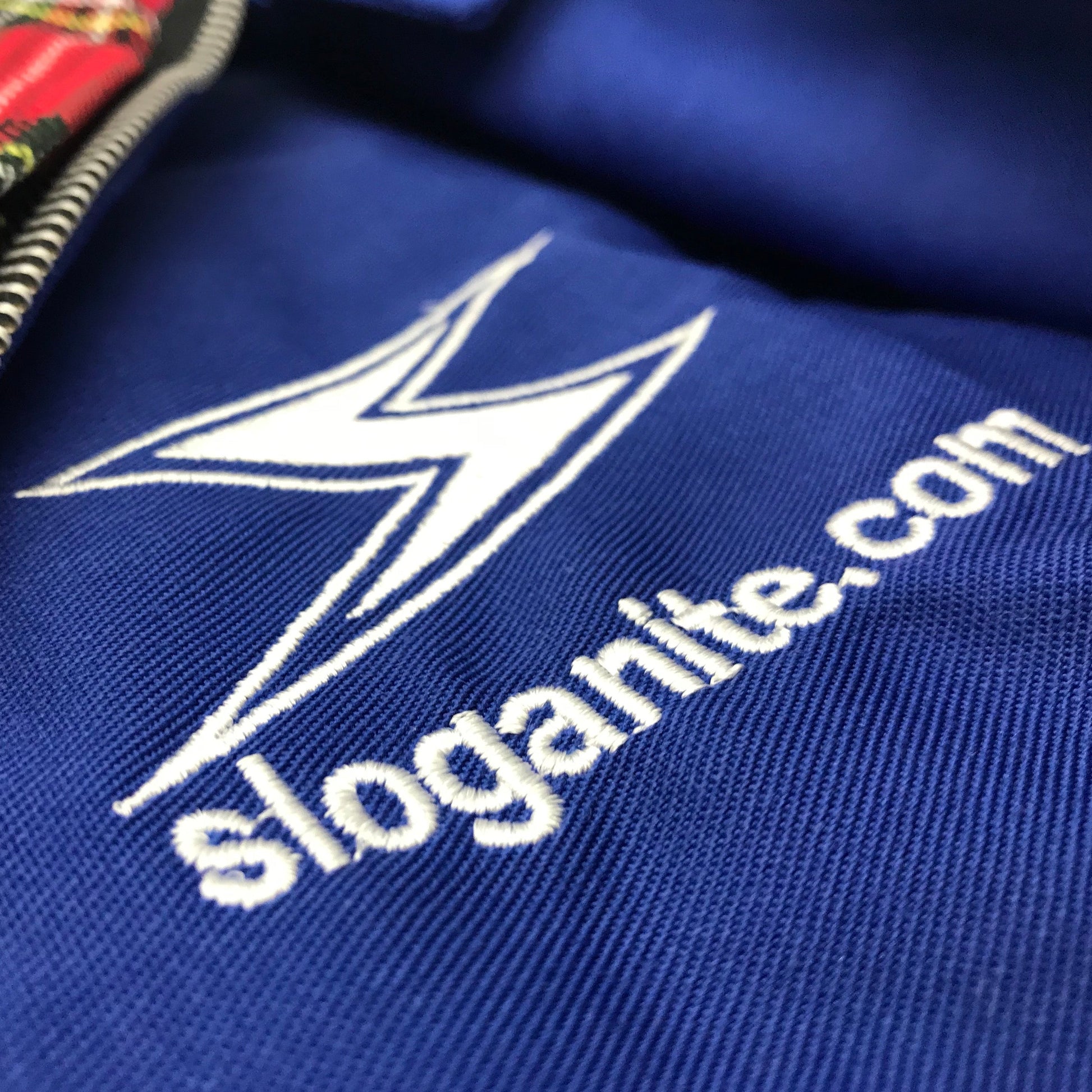 Embroidered Harrington Jacket