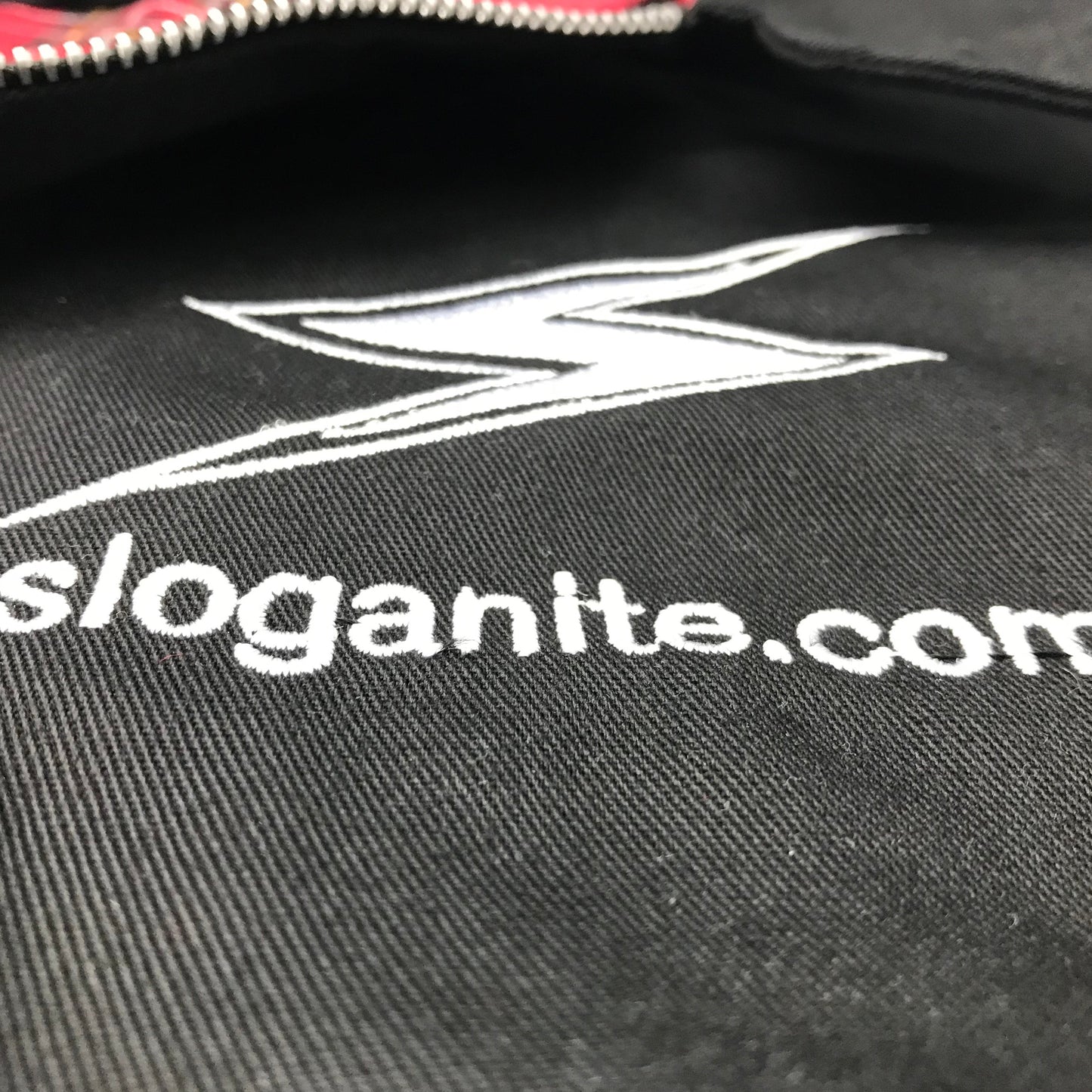 Embroidered Sloganite.com Badge