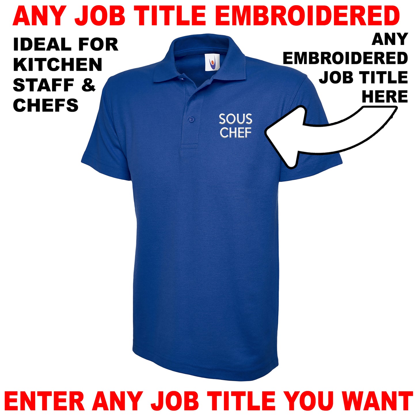 Custom Kitchen Staff Polo Shirt