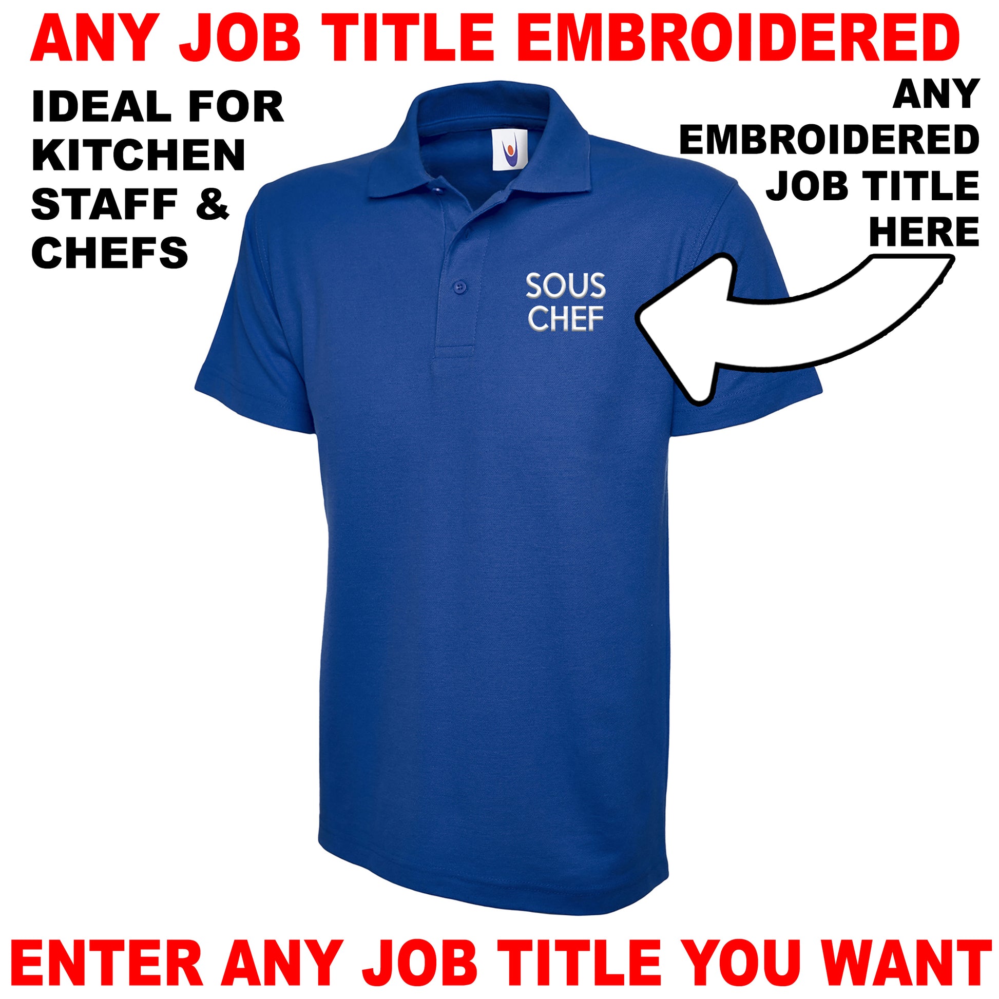 Custom Kitchen Staff Polo Shirt