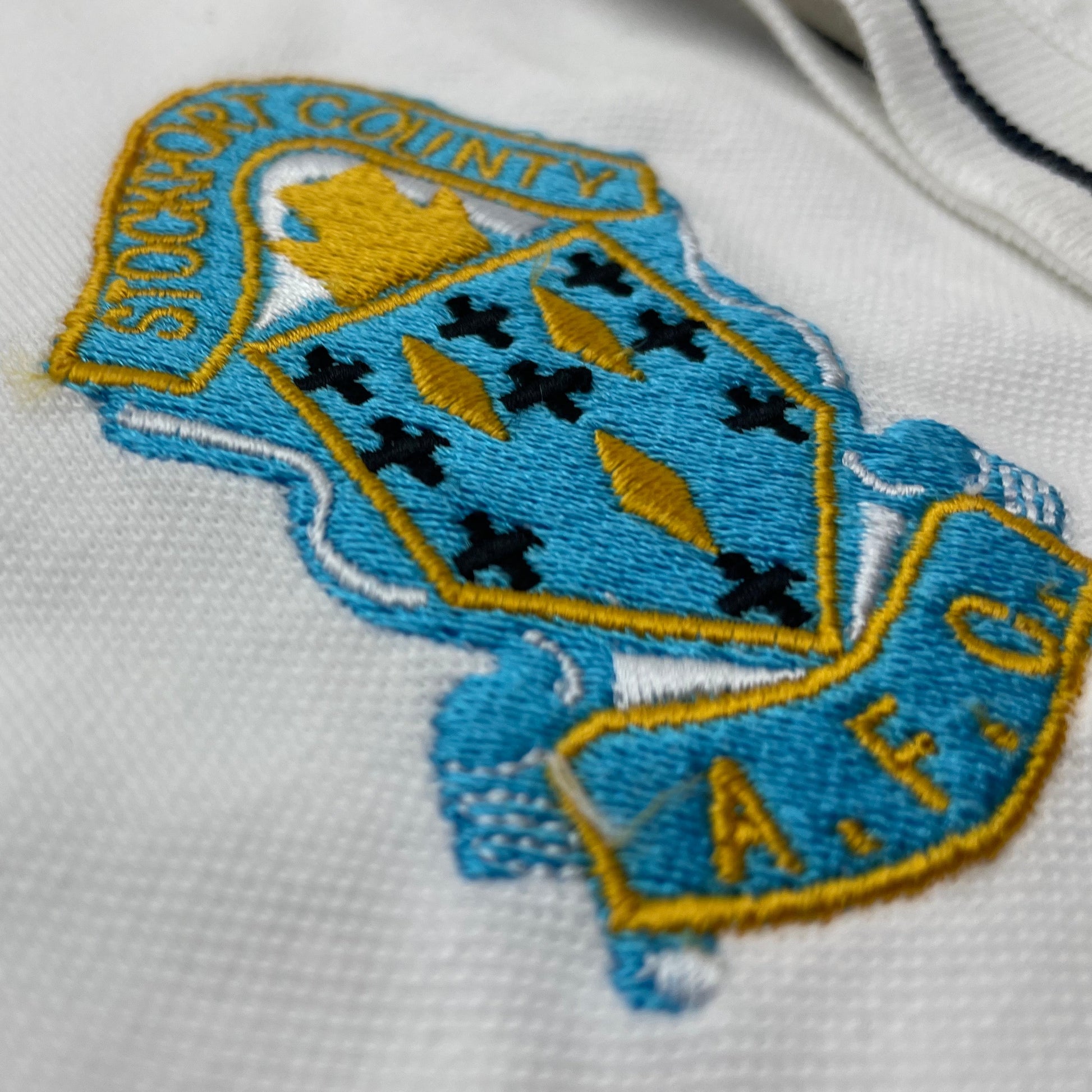 Retro Stockport Football Polo Shirt