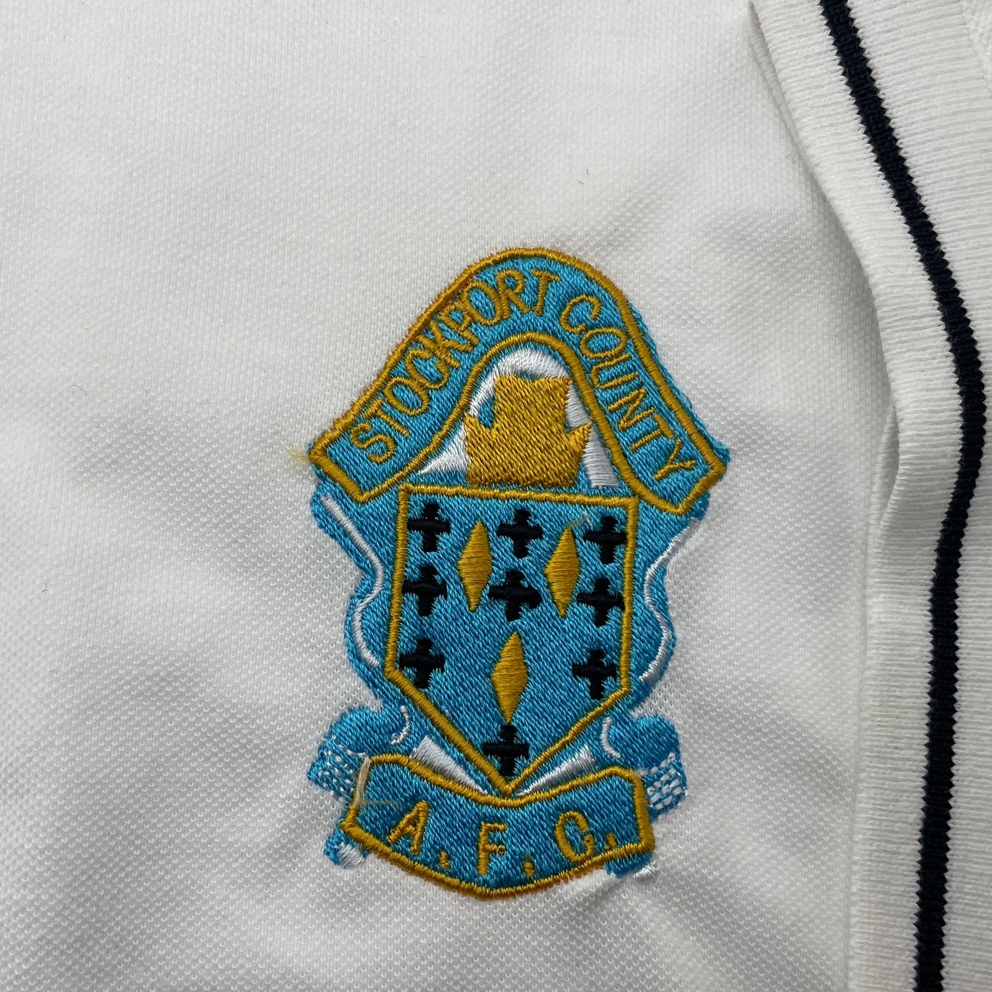 Retro Stockport Football Polo Shirt
