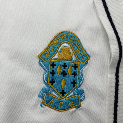 Retro Stockport Football Polo Shirt