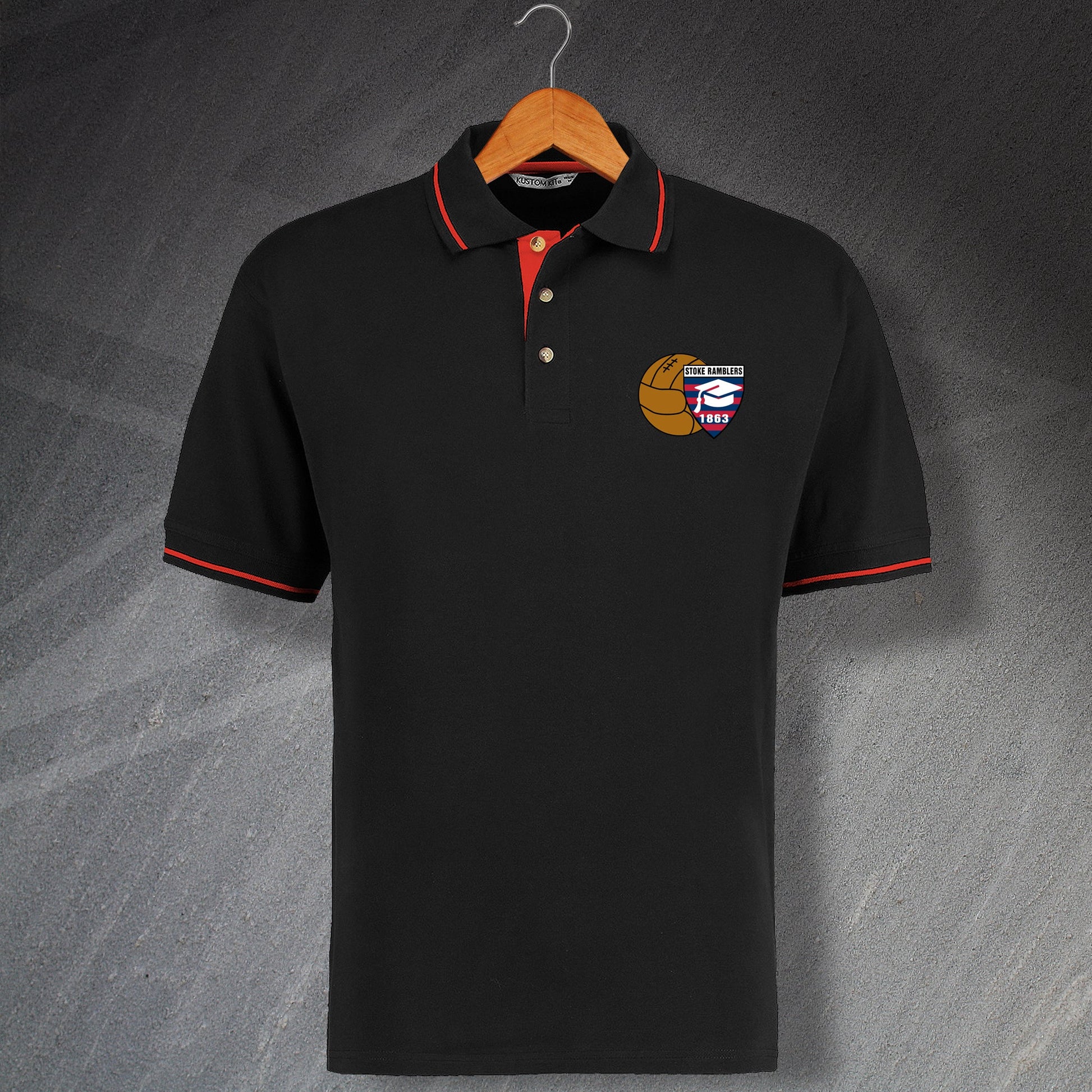 Stoke Ramblers Football Polo Shirt