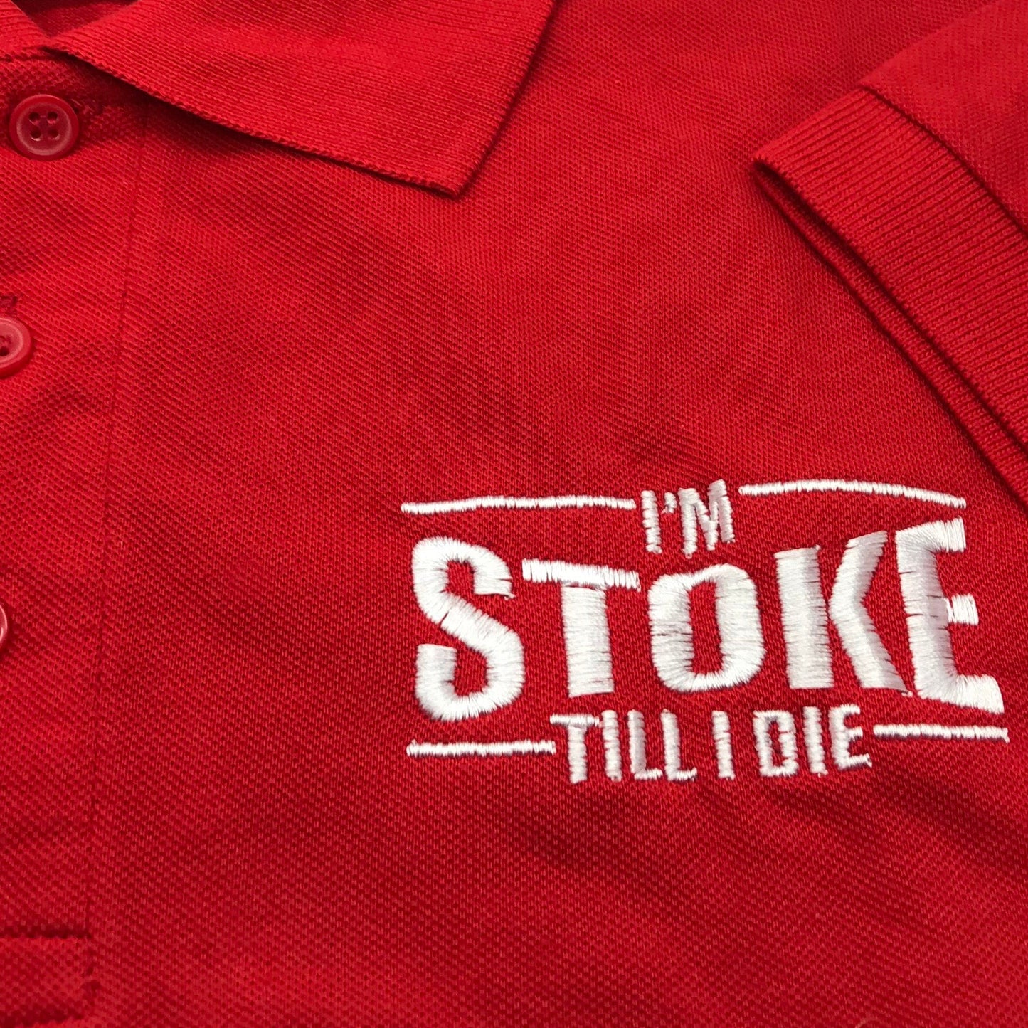 Embroidered Stoke Polo Shirt