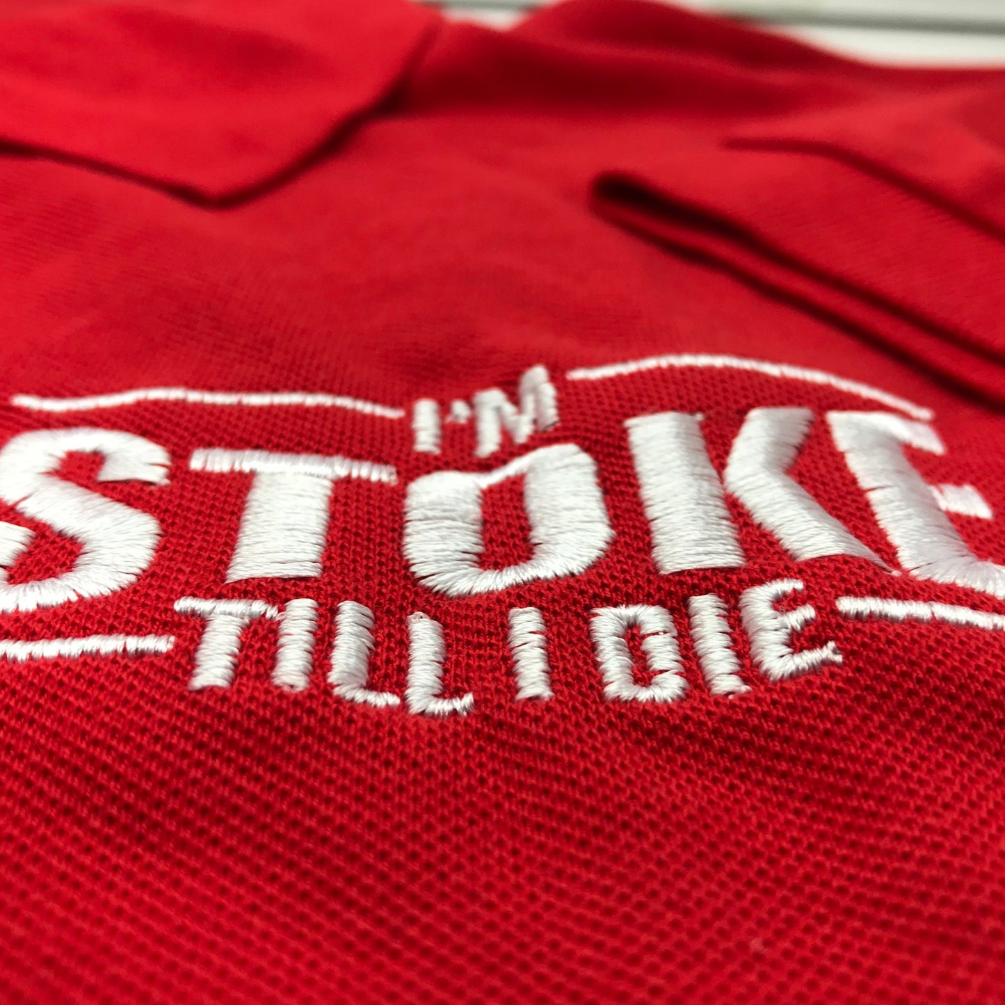 Embroidered Stoke Polo Shirt