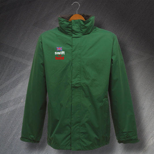 Swift and Bold Embroidered Waterproof Jacket