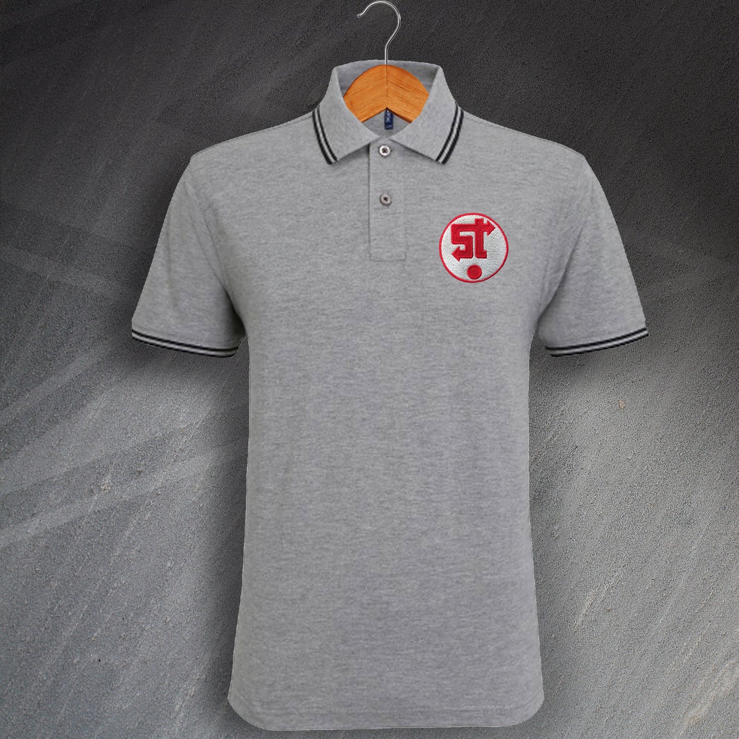 Retro Swindon Football Polo Shirt