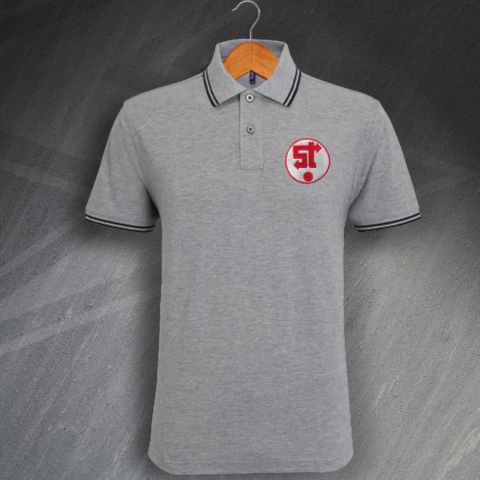 Retro Swindon Football Polo Shirt