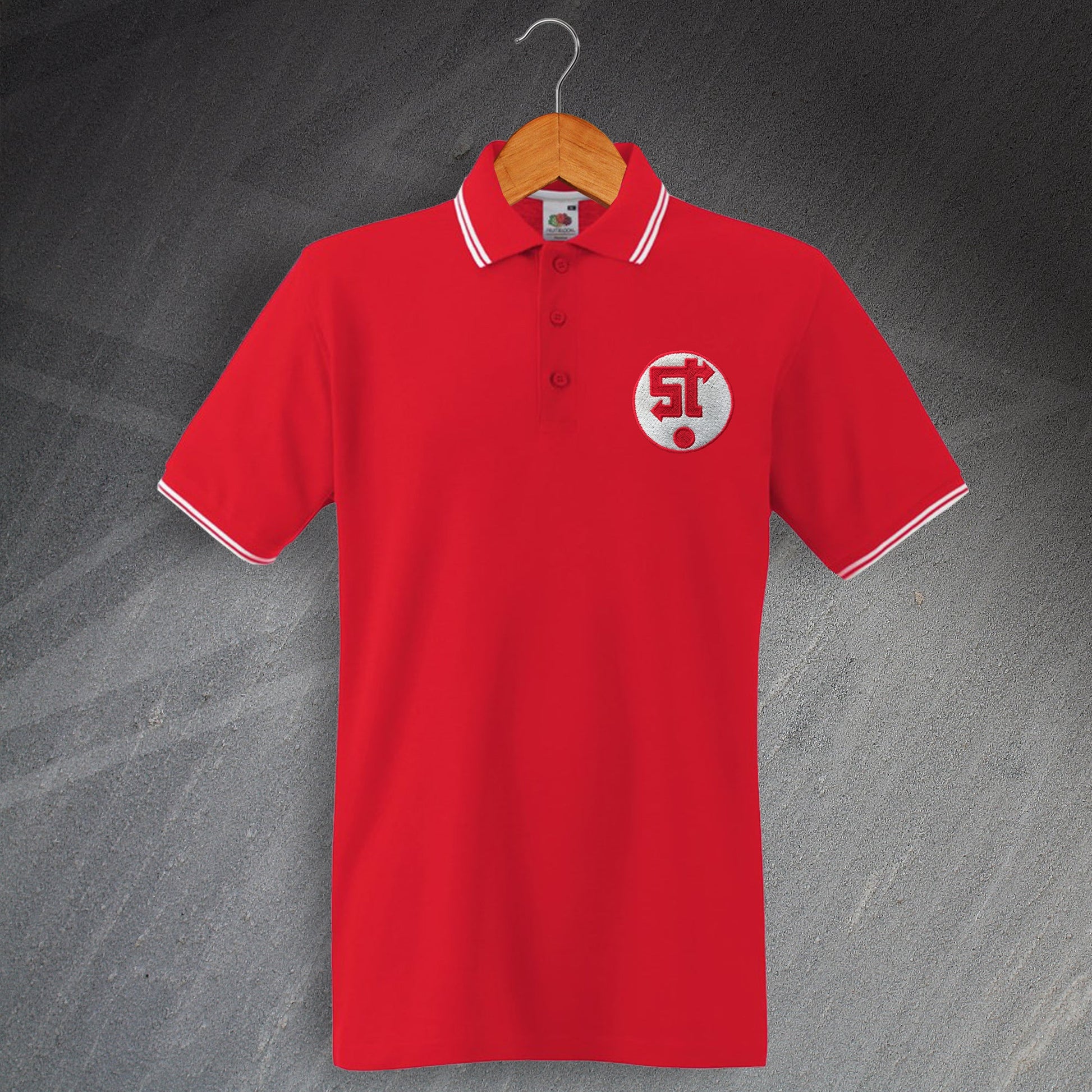 Retro Swindon Football Polo Shirt