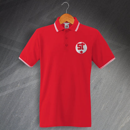 Retro Swindon Football Polo Shirt