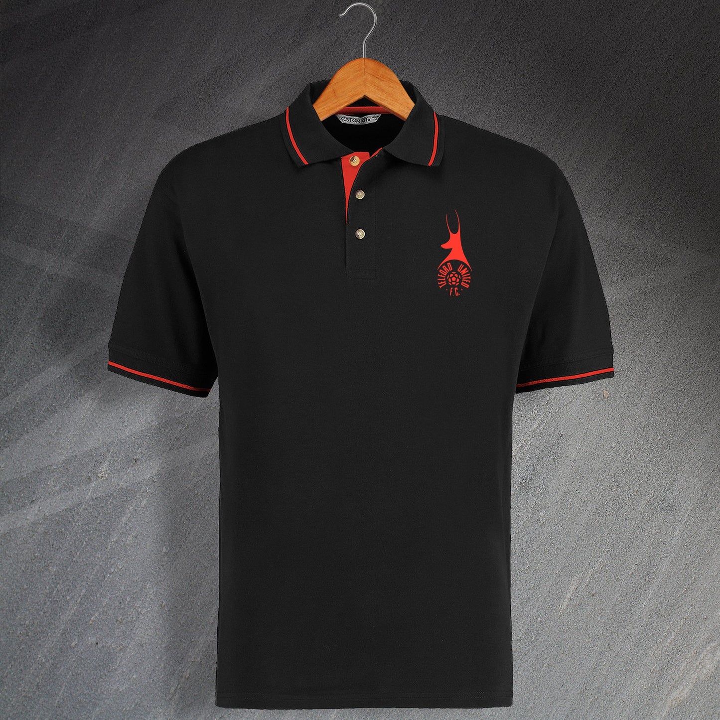 Retro Telford Embroidered Contrast Polo Shirt