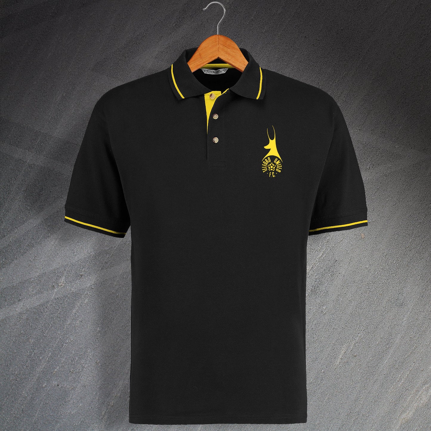 Retro Telford Embroidered Contrast Polo Shirt