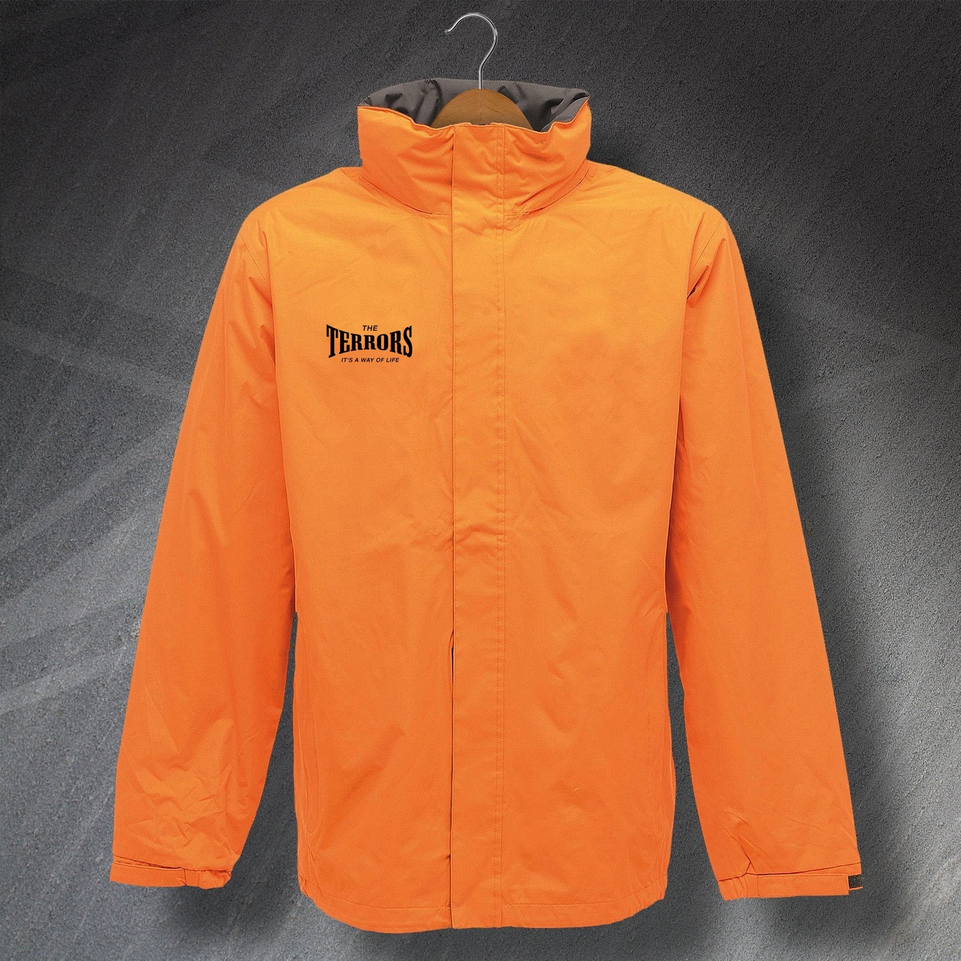 Terrors It's a Way of Life Embroidered Waterproof Jacket
