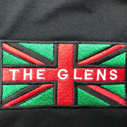 Glentoran Football Polo Shirt Embroidered Contrast Glens Union Jack