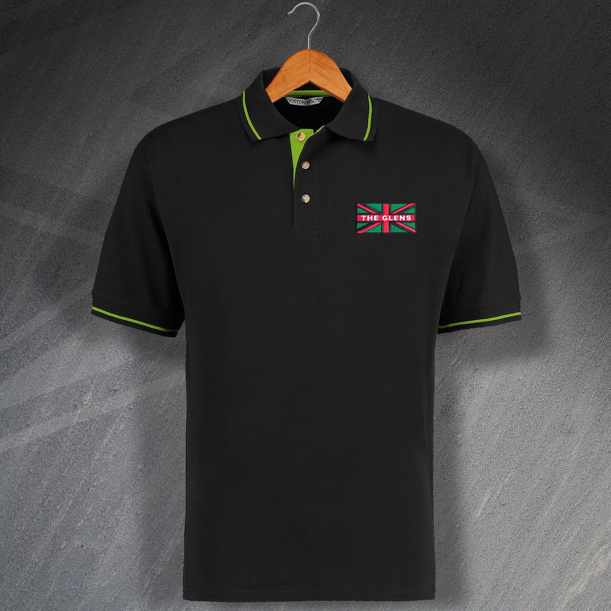 Glentoran Flag Polo Shirt