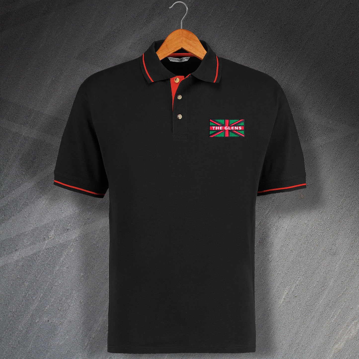 Glentoran Flag Polo Shirt