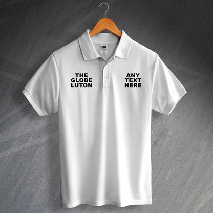 Personalised The Globe Luton Pub Polo Shirt