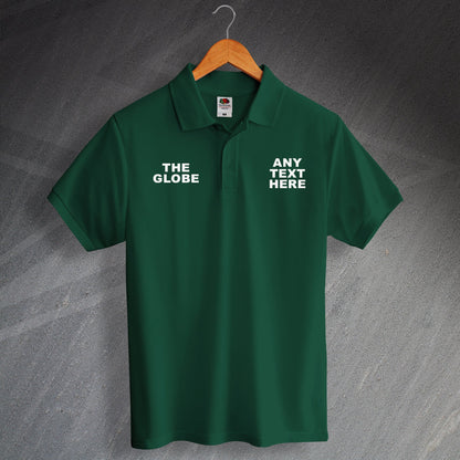 Personalised The Globe Polo Shirt