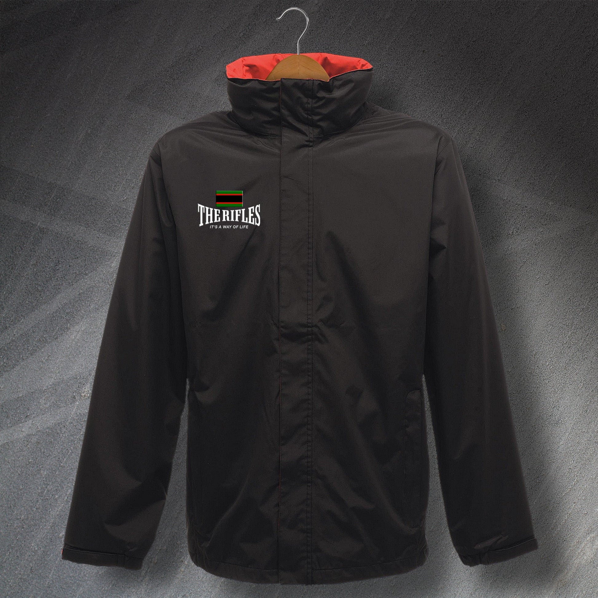 The Rifles It's a Way of Life Embroidered Waterproof Jacket
