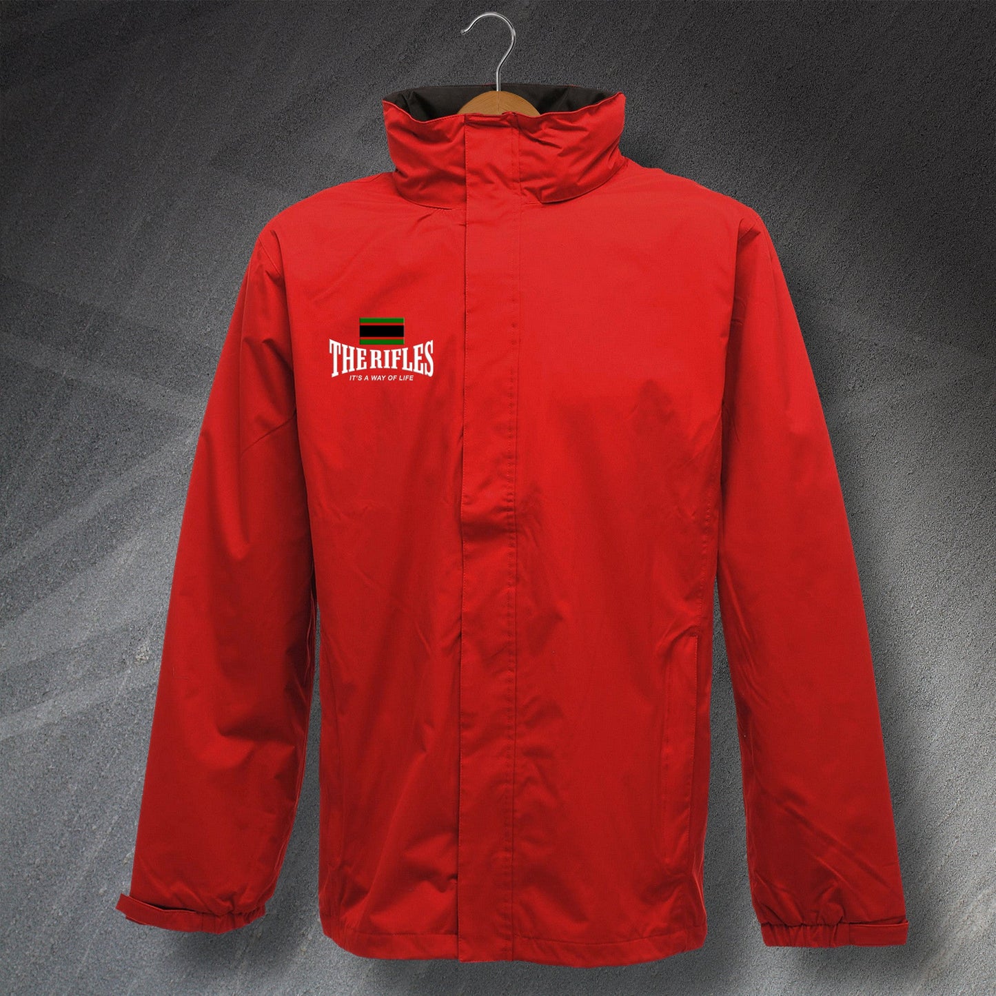 The Rifles It's a Way of Life Embroidered Waterproof Jacket