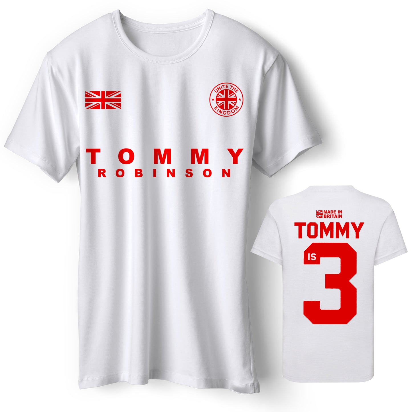 Tommy Robinson Football Shirt