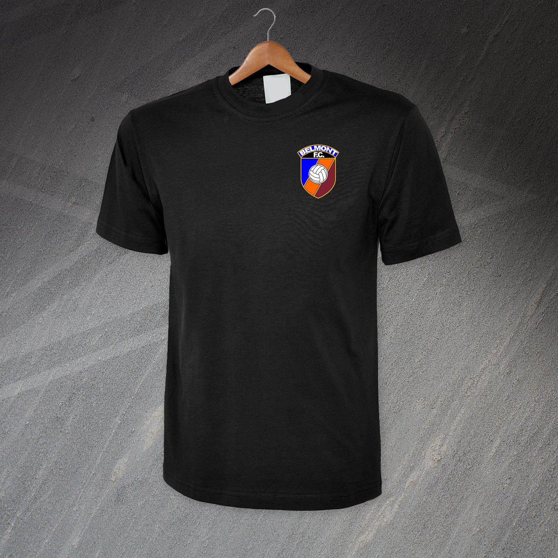 Retro Belmont FC Embroidered T-Shirt