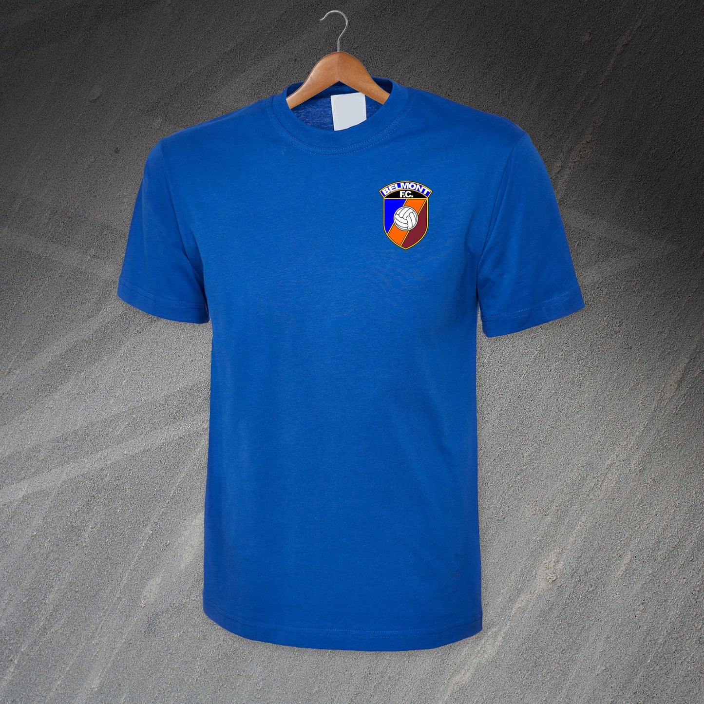 Retro Belmont FC Embroidered T-Shirt