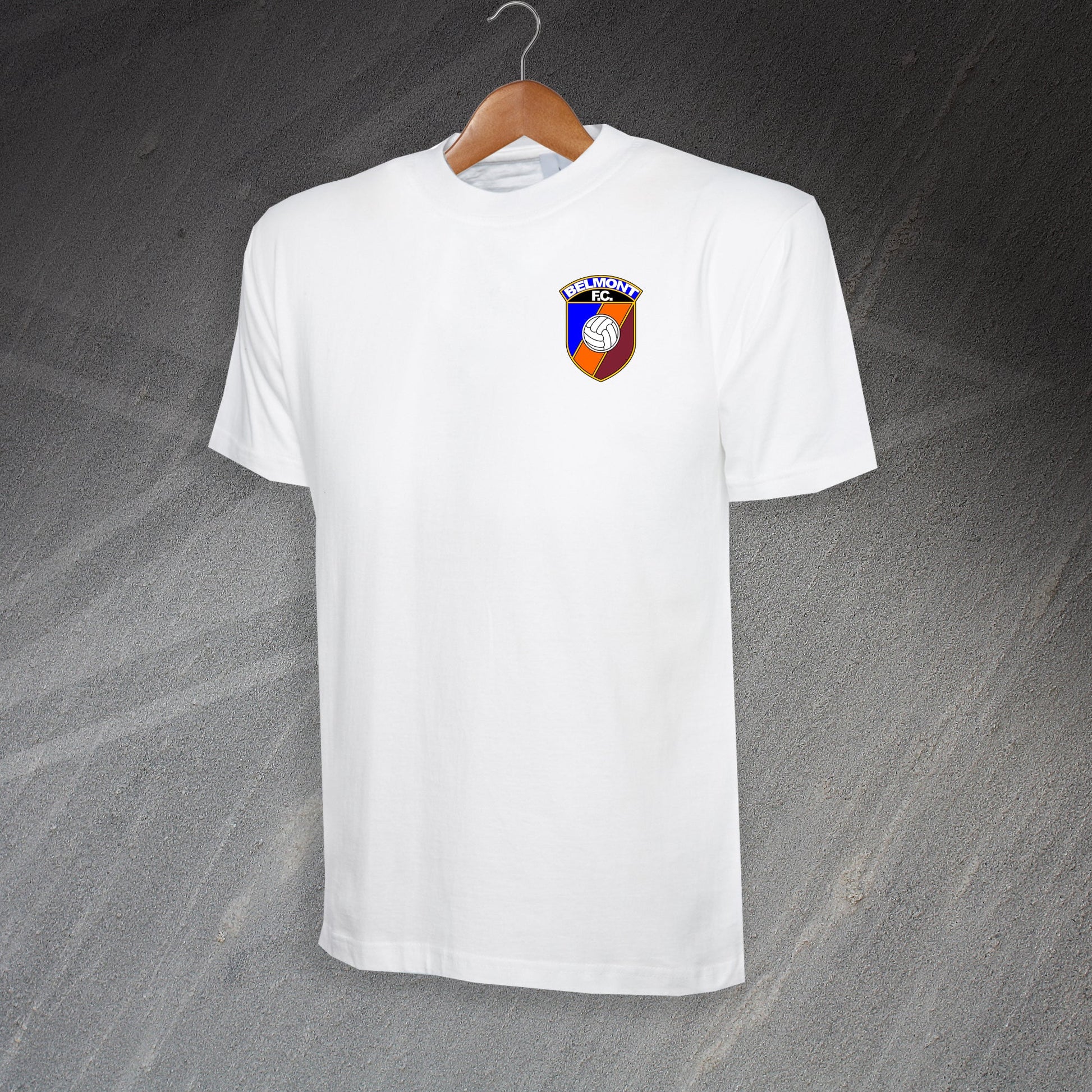 Retro Belmont FC Embroidered T-Shirt