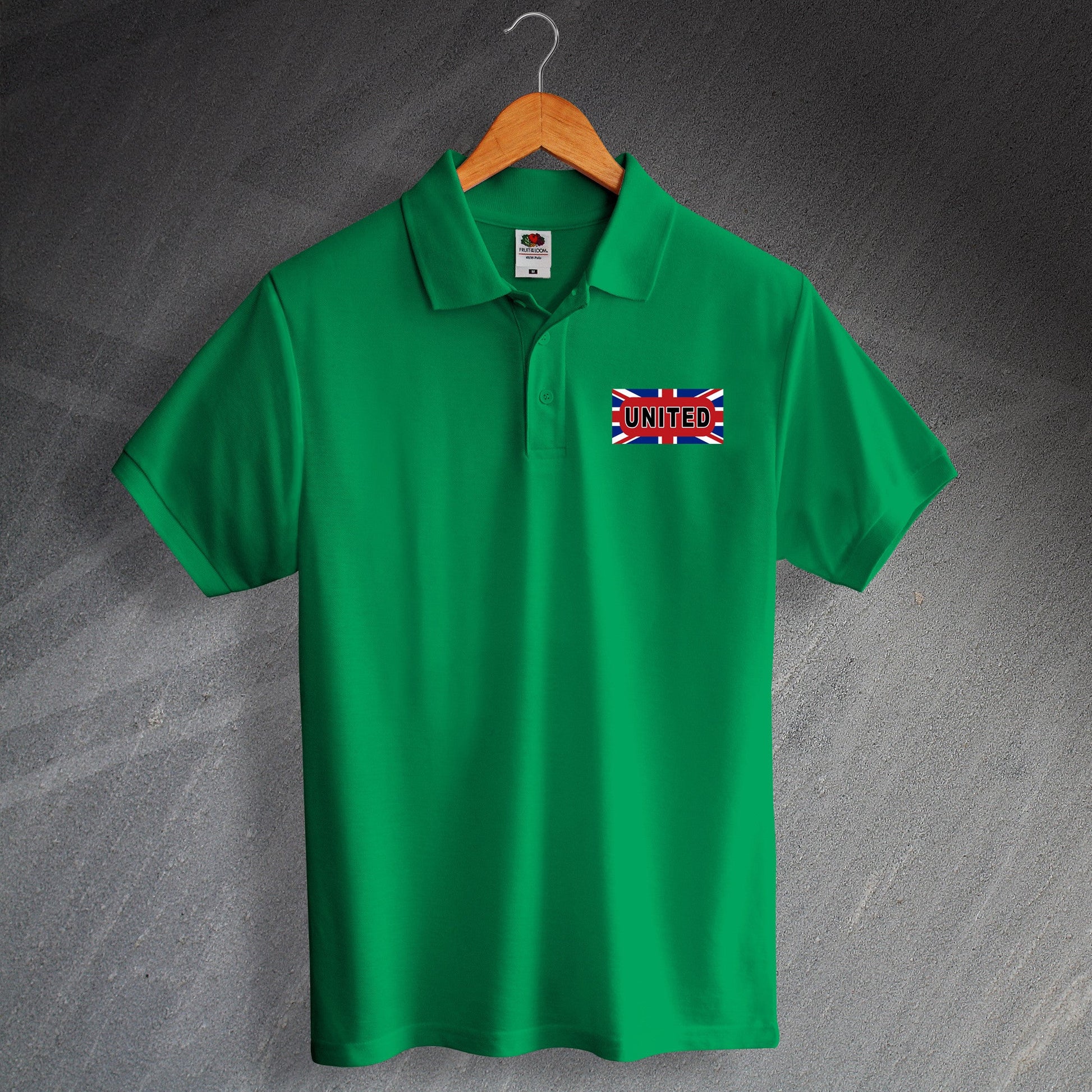 United Football Flag Polo Shirt