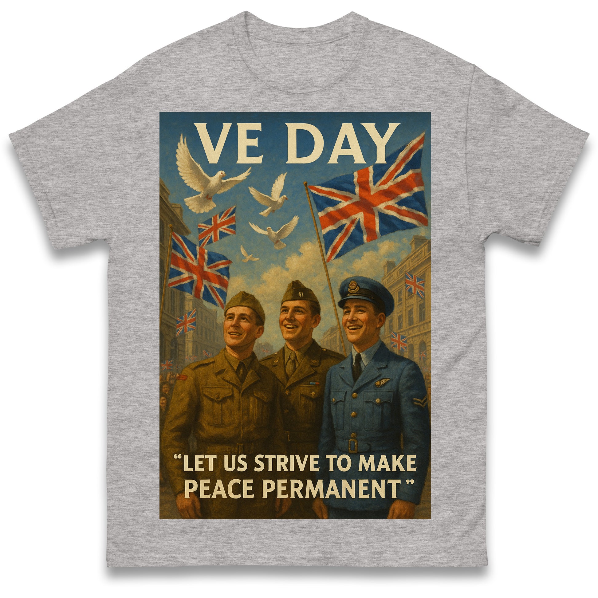 VE Day T-shirt Mens