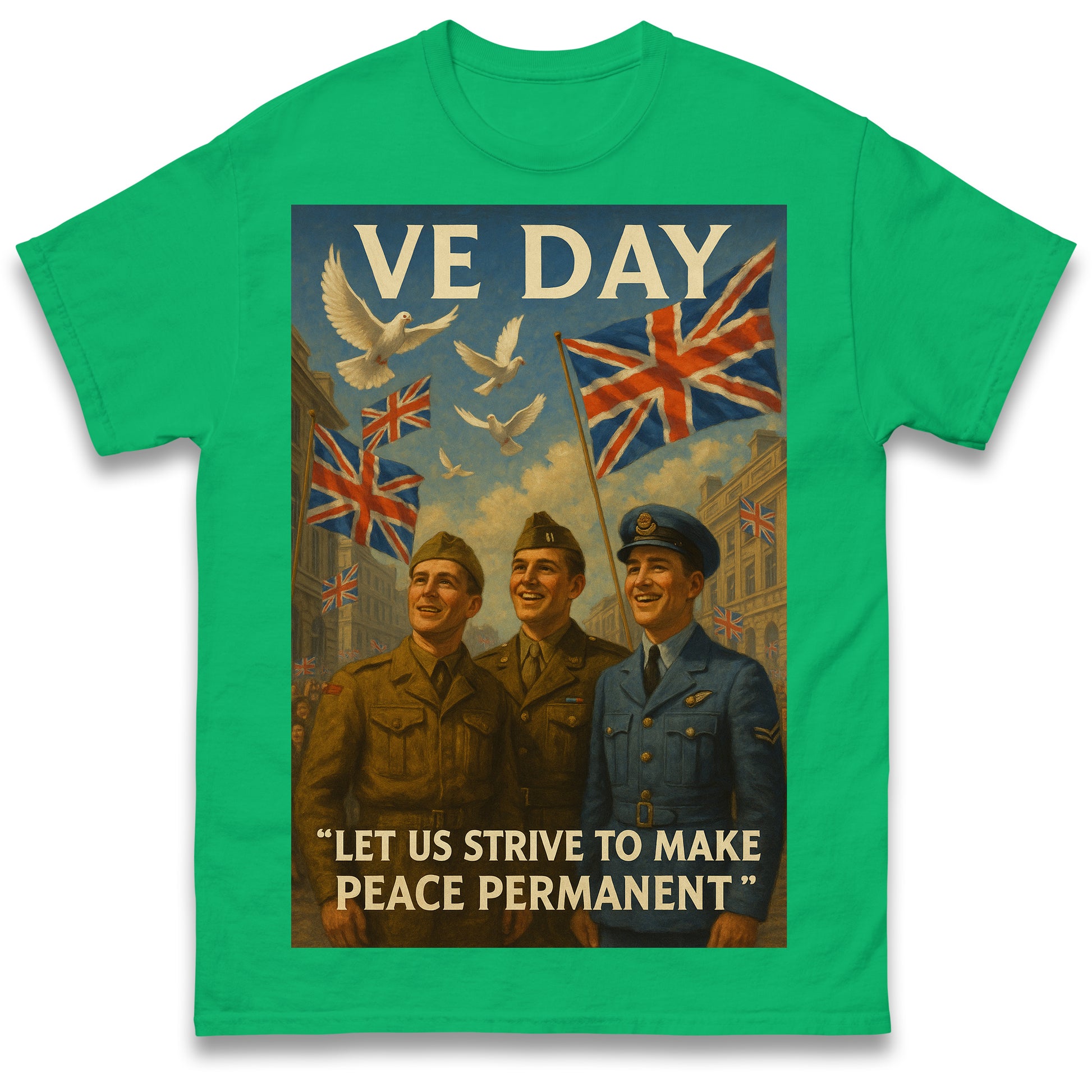 VE Day T-shirt Mens
