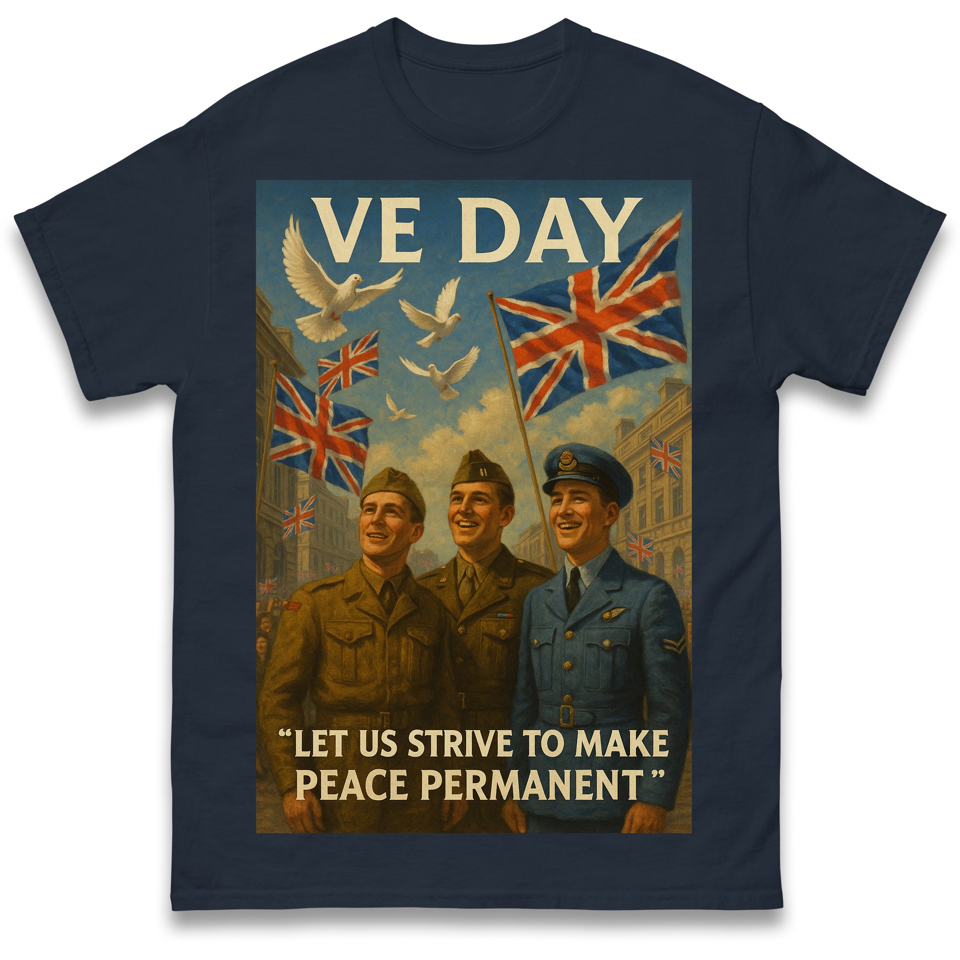 VE Day T-shirt Mens
