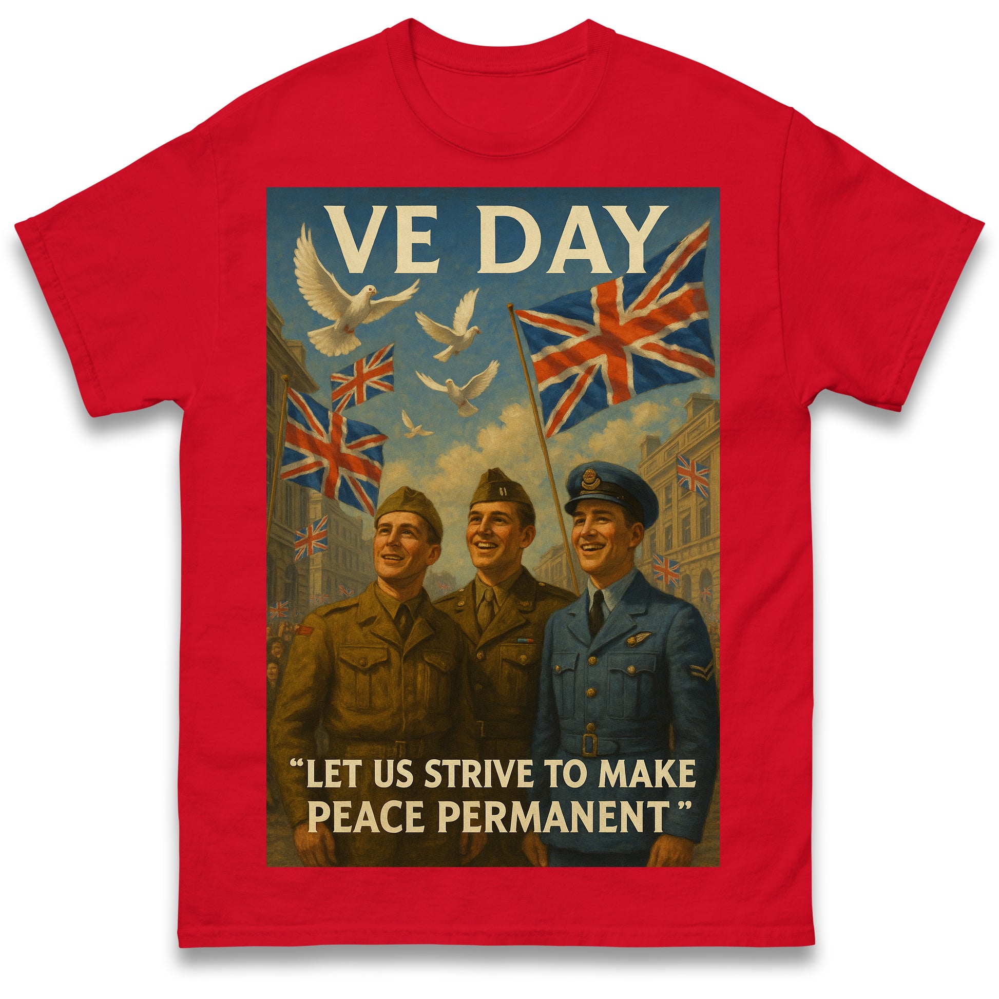 VE Day T-shirt Mens