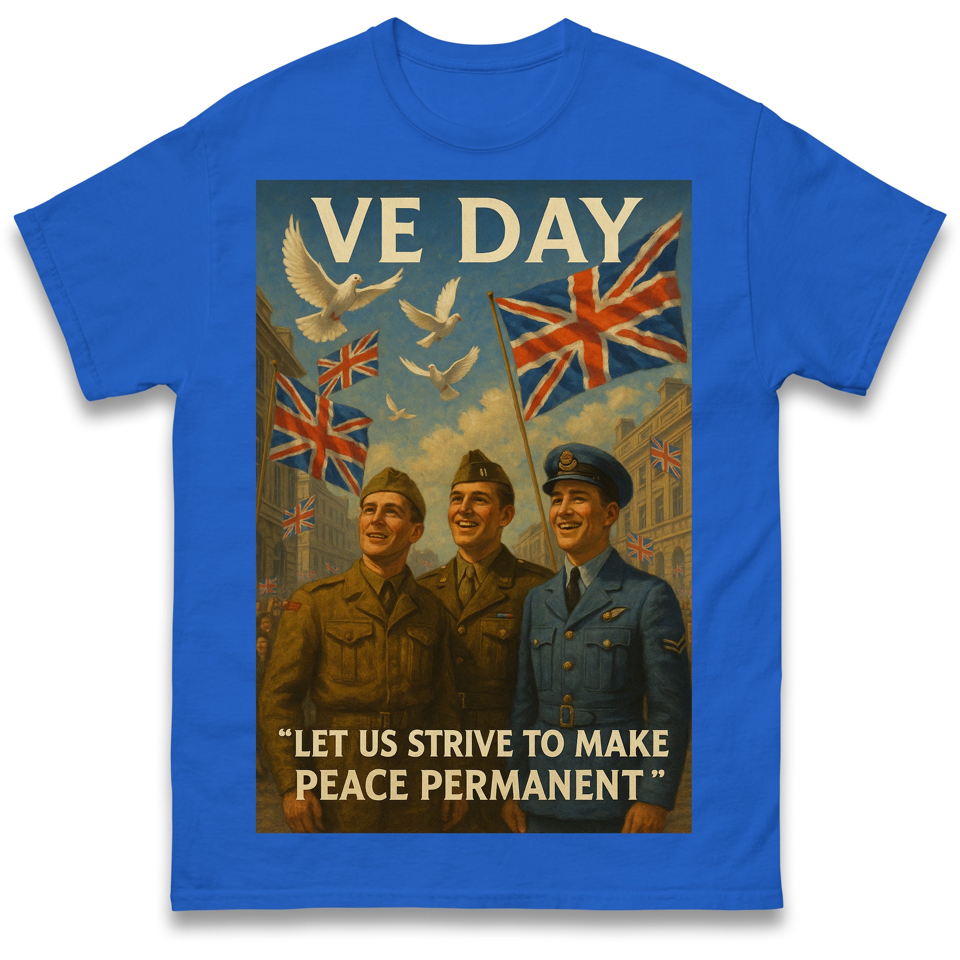 VE Day T-shirt Mens