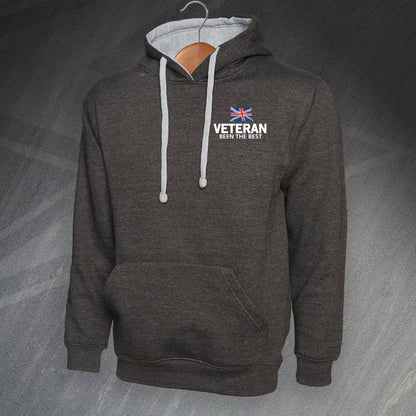Veteran Been The Best Embroidered Contrast Hoodie