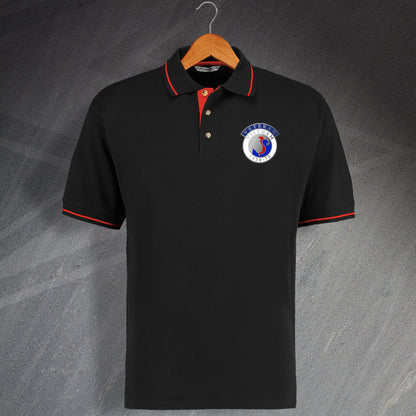 Vietnam Veteran Embroidered Contrast Polo Shirt