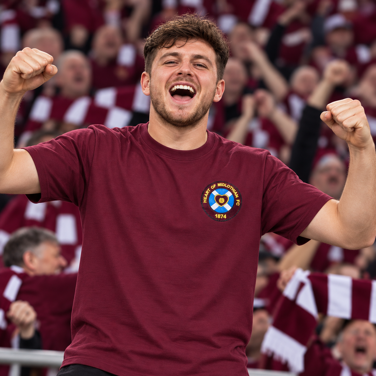Vintage Hearts Football Shirt
