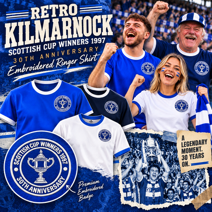 Vintage Kilmarnock Football Shirt