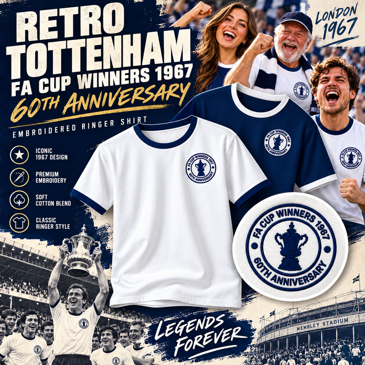 Vintage Tottenham Shirt