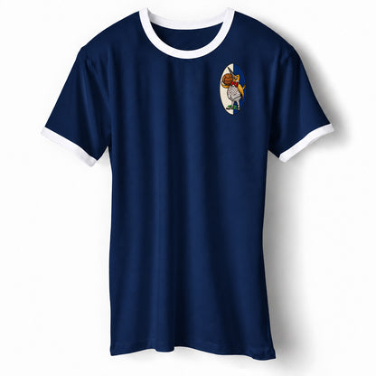 Vintage West Brom 1933 Embroidered Ringer Shirt