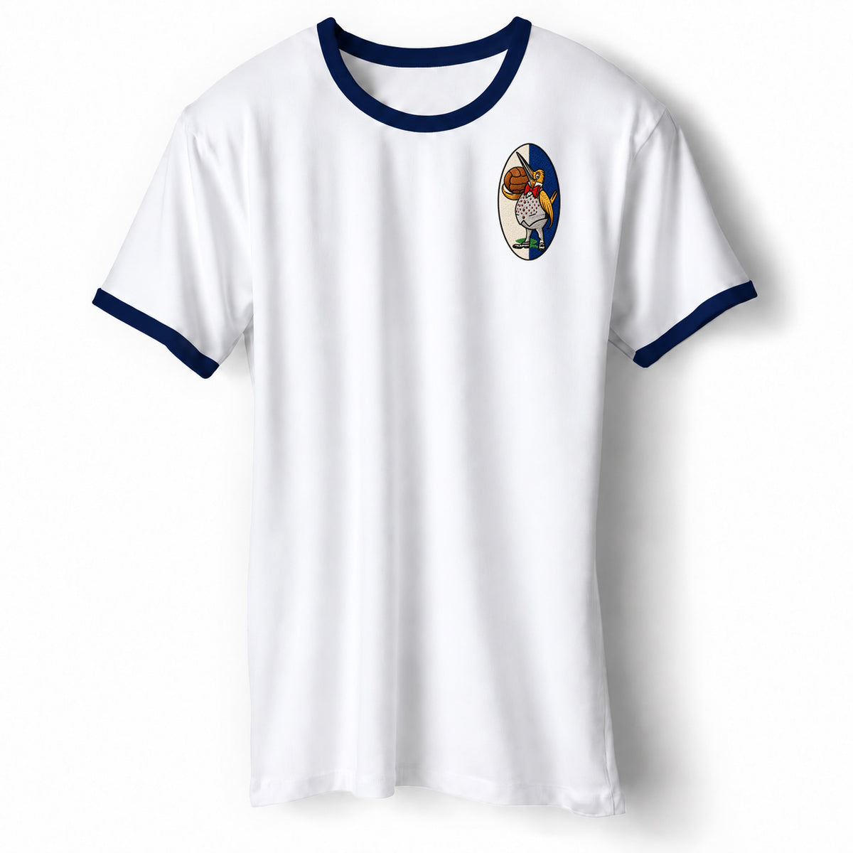 Vintage West Brom 1933 Embroidered Ringer Shirt