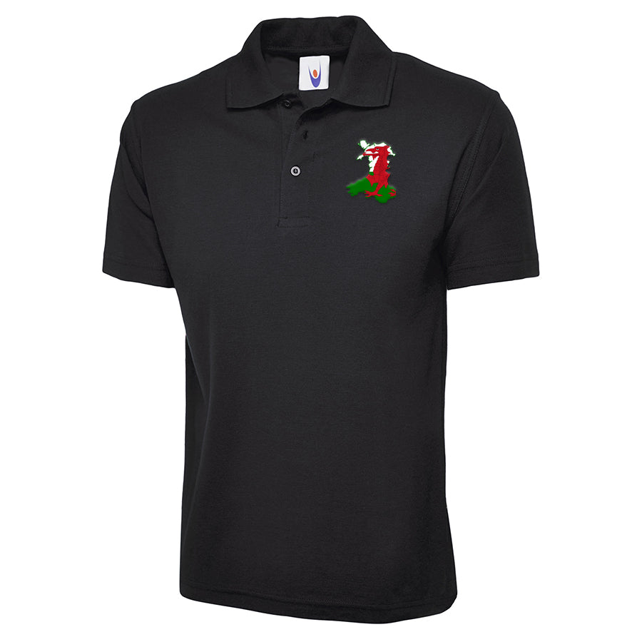 Welsh Flag Polo Shirt