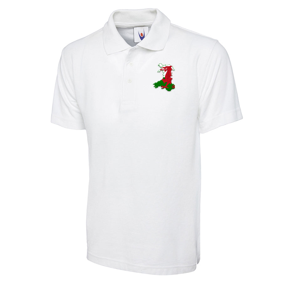 Welsh Flag Polo Shirt