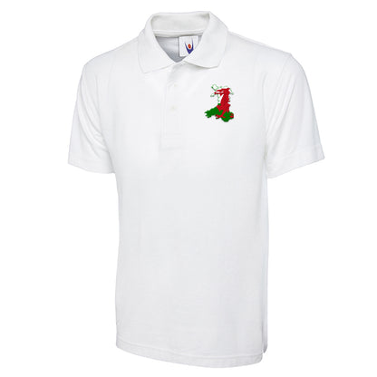 Welsh Flag Polo Shirt