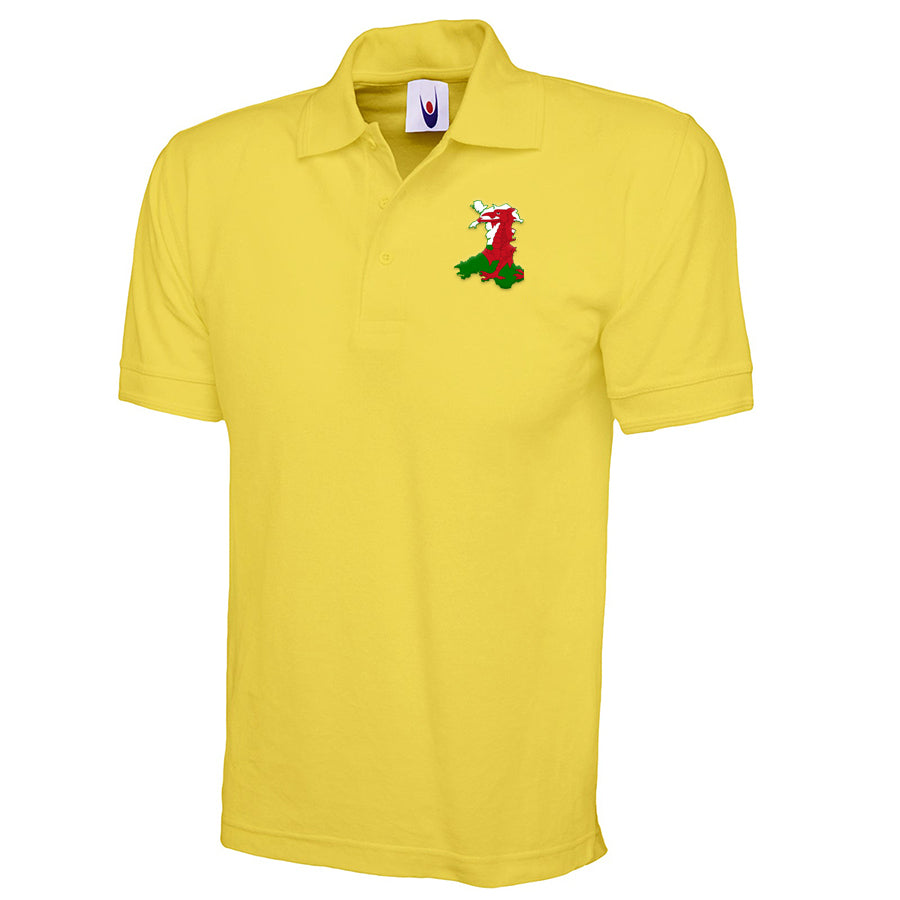 Welsh Flag Polo Shirt