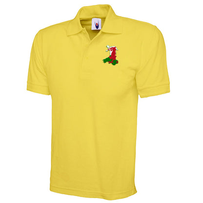 Welsh Flag Polo Shirt