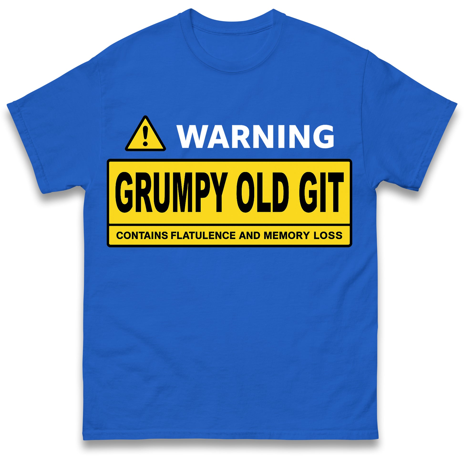 Warning Grumpy Old Git T Shirt