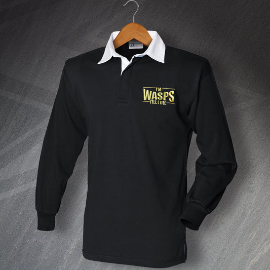 Wasps Long Sleeve Rugby Shirt